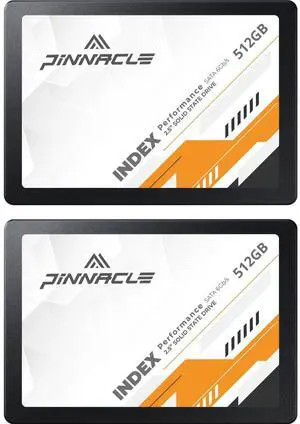 Timetec 512GBx2 (2 Pack) SSD 3D NAND SATA III 6Gb/s 2.5 Inch 7mm (0.28") Read Speed Up to 550 MB/s SLC Cache Performance Boost Internal Solid State Drive for PC Computer Desktop and Laptop