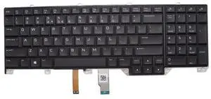 New Replacement Keyboard for Dell Alienware 17 R4 P31E 00WN4Y 0WN4Y PK131QB1A00 NSK-EE0BC 01 0CF2YW CF2YW NSK-EE0BC 1D PK131QB1A01 US Layout Backlit Keyboard
