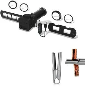 JJC Negative Film Digitizer with Film Squeegee for 35mm Film, Negative to Digital Converter with 10-Level Brightness LED Backlight