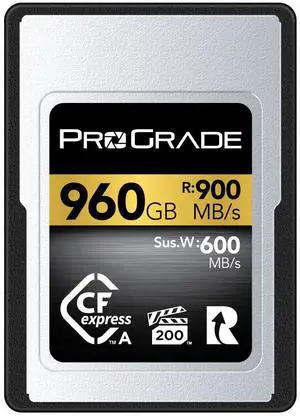 ProGrade Digital CFexpress 2.0 Type A Memory Card (960GB) Gold