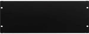 Navepoint 4U Blank Rack Mount Panel Spacer for 19-Inch Server Network Rack Enclosure Or Cabinet Black