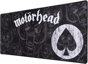 Motorhead XXL Mouse Pad 35 in x 15.7 in - Gift Motorhead Gaming Desk pad 90 mm x 40 mm - Official Licensed