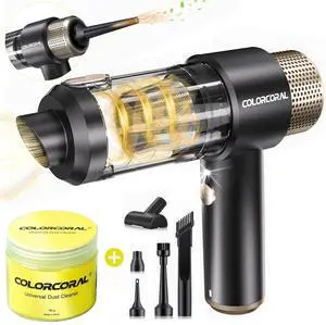 COLORCORAL Portable Cordless Keyboard Cleaner and Cleaning Gel Universal Dust Cleaner for PC Keyboard