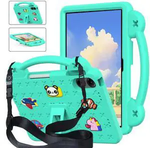 YRH for Onn 12.1 Tablet Pro Case 2024 (Model 100146663), Kids EVA Cover with Strap Stand Handle for Walmart Surf Onn Tablet Case 12.1 inch, Green