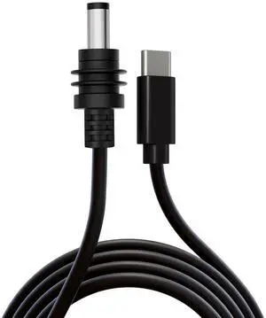 Starlink Mini USB C to DC Power Cable, 16.4FT/5M Type-C to DC Power Cable for Starlink Mini, PD 20V USB-C Input to DC Male Output Waterproof, Compatible 65W PD 20V Protocol Power Supply/Source (5M)
