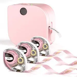 Phomemo Label Maker - Thermal Transfer Label Printer for Organization, Portable Wireless Bluetooth Label Maker Mini Labeler Handheld Built-in Cutter, Sticker Maker Printer with Multiple Template Icon