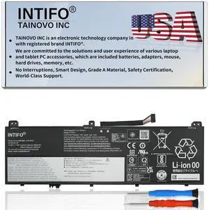INTIFO 71Wh L22C4PA1 Laptop Battery Compatible with Lenovo Yoga 7 14ARP8 14IRL8 16ARP8 16IRL8 Yoga 7 2-in-1 14AHP9 14IML9 16AHP9 16IML9 Series L22D4PA1 L22M4PA1 5B11K38966 [15.36V 4623mAh 4-Cell]