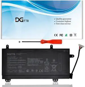 DGFTB C41N1727 Laptop Battery for ASUS ROG Zephyrus GM501G GM501GM GM501GS GU501 GU501GM GM501GM-WS74 GM501GS-XS74 GM501GS-EI015T GU501GM-BI7N8 Series 0B200-02900000 4ICP7/48/70 (15.4V 55Wh/3605mAh)