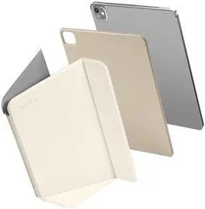 tomtoc iPad Pro Detachable Folio Case for 2024 New 13 Inch iPad Pro M4 Only, Separable Slim Protective Panel & 4-Modes with Ultra-Light Fiberglass Material, Support Apple Pencil Pro & Auto Wake/Sleep