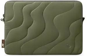 tomtoc 360 Protective Puffy Laptop Sleeve for 16-inch MacBook Pro M4/M3/M2/M1 Pro/Max A3403 A3186 A2991 A2780 A2485 2024-2019, Quilted Design Soft Cute Puffer Bag Computer Case for Dell XPS 16 Laptop