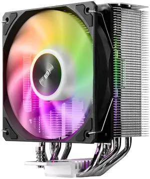 FSP NP5 Air CPU Cooler, 120mm Quiet Fan, 4 Heat Pipes, LGA 1851/1700/1200, AM4/AM5 NP5-ARGB