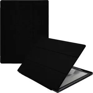 GOVTVA Protective Folio Case for iFLYTEK AINOTE Air 2, Ultra-Thin Lightweight Trifold Protective Cover with Built-in Pen Holder Auto Sleep/Wake for AINOTE Air2 Tablet 8.2 inch (Cloth Black)