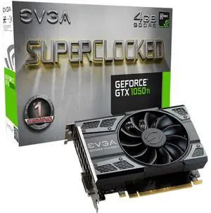EVGA GeForce 04G-P4-6253-KR, GTX 1050 Ti SC GAMING, 4GB GDDR5, DX12 OSD Support (PXOC) Graphics Card