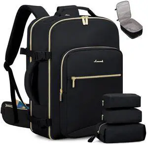 LOVEVOOK Travel Backpack for Women with Waist Strap,40L Cute Carry on Backpack Travels Essentials Personal Item Backpack for Traveling on Airplane,Large Carry on Luggage Travel Bag Flight Approved