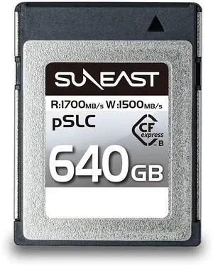 SUNEAST ULTIMATE PRO CFexpress Type B Card 640GB pSLC Series SE-CFXB640S1700