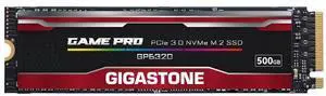Gigastone M.2 SSD 500GB PCIe 3.0 NVMe SSD 2,100MB/s Internal Gaming Solid State Hard Drives Upgrade PC Laptop Storage High Speed Response for Gamers Graphic Design Creators IT Pros PCIe Gen3x4