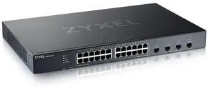 Zyxel 24-Port Switch Gigabit Ethernet Smart-L2 Managed | 4X 10G SFP+ | Optional Nebula Cloud | Rackmount | Limited Lifetime Protection [XGS1935-28]