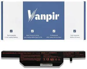 VANPIR N650BAT-6 Laptop Battery 11.1V 48.84Wh Replacement for DD-Pro CW65L003 K660D-G6D1 CW65S07 DD II-8481S1N DD-KG81S1N DC-6481S1N CS65S04 TR G150S-F CW65S10 Series N650BAT-6 6-87-N650S-4U4