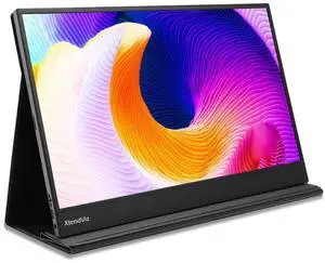 PEPPER JOBS Portable Monitor 15.6" 1080P IPS Gaming Display with Smart Cover, Built-in Dual Speakers, HDR Support, Ultra-Slim HDMI External Screen, USB-C Plug & Play with Laptop/PC/Phone/Mac