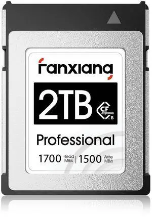 fanxiang 2TB CFexpress Type B Memory Card, Up to 1700MB/s, CF Express Card Type-B RAW 8K Video Recording Compatible with Nikon D5/D6/Z7/Z9, Panasonic, Canon EOS, DJI