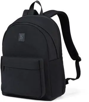 Hanke Travel Backpack for Women Men, Small College Laptop Backpack, Lightweight Water-Resistant Work Bookbag, Cute Casual Daypack for 15.6 Inch Laptop, Graphite Black