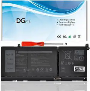 DGFTB G91J0 Laptop Battery for Dell Latitude 3320 3420 3520 for Inspiron 3510 3511 3515 5515 5518 5310 5415 5418 7415 2-in-1 Vostro 5510 5515 Series V6W33 0VKYJX 0MVK11 0XDY9K 0FH3K2 (41Wh/3467mAh)