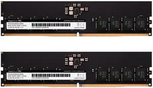 TEAMGROUP Elite DDR5 16GB Kit (2x8GB) 5600Mhz PC5-44800 CL46 Non-ECC Unbuffered UDIMM 288 Pin PC Computer Desktop Memory Module Ram Supports Intel & AMD TED516G5600C46DC01