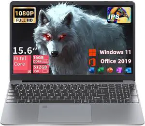 2025 15.6" Laptop Computer in tel Core i5 8279U CPU(4C/8T, Up to 4.10 GHz),16GB DDR4 512GB NVMe SSD Gaming Laptop Windows 11 PC/BT4.2/Backlit KB/Fingerprint for Student, Office, Business(16G+512GB)