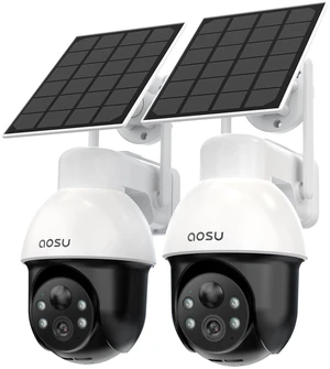 aosu 3K 5MP Solar Security Camera Wireless Outdoor PTZ 360 Smart Tracking aosu 3K 5MP Solar Security Camera Wireless Outdoor PTZ 360 Smart Tracking
