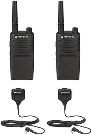 Motorola Solutions RMM2050 2-Pack with Speaker Mics Two Way Radio Analog Non-Display MURS Motorola Solutions RMM2050 2-Pack with Speaker Mics Two Way Radio Analog Non-Display MURS