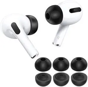 2025 Release KASOTT Memory Foam Replacement Ear Tips for AirPods Pro 3- Enhanced Bass,Superior Noise Isolation,Soft&Comfortable,Stable,Anti-Slip,Fits in Charging Case,3 Pairs (Black, Large) 2025 Release KASOTT Memory Foam Replacement Ear Tips for AirPods Pro 3- Enhanced Bass,Superior Noise Isolation,Soft&Comfortable,Stable,Anti-Slip,Fits in Charging Case,3 Pairs (Black, Large)