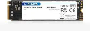 Ridata E801 256GB NVMe M.2 PCIe Gen3x4 2280 SSD Internal Solid State Drive 3D NAND Read Upto 2100MB/s Write Upto 1200MB/s Ridata E801 256GB NVMe M.2 PCIe Gen3x4 2280 SSD Internal Solid State Drive 3D NAND Read Upto 2100MB/s Write Upto 1200MB/s