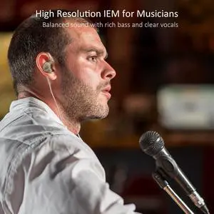 RitMoment RIT10 Pro Wired Earbuds - Balanced Sound & Rich Bass, Dual Magnetic Dynamic Driver, Ultra Comfort, in Ear Monitor IEM Earphones (3.5mm with Mic, Clear) RitMoment RIT10 Pro Wired Earbuds - Balanced Sound & Rich Bass, Dual Magnetic Dynamic Driver, Ultra Comfort, in Ear Monitor IEM Earphones (3.5mm with Mic, Clear)
