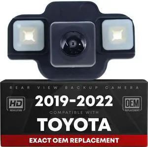 Rear View Backup Camera, Reverse Park Assist - Compatible with 2019-2022 Toyota RAV4 Hybrid, 2021 RAV4 Prime, 2022 Toyota Corolla Cross - OEM 867900R120, 8679042120, 867900A010, TO1960183 Rear View Backup Camera, Reverse Park Assist - Compatible with 2019-2022 Toyota RAV4 Hybrid, 2021 RAV4 Prime, 2022 Toyota Corolla Cross - OEM 867900R120, 8679042120, 867900A010, TO1960183