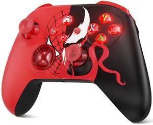 Dinosoo RGB Wireless Controller for Xbox Series X^^S One & PC, with, Bluetooth, TURBO, Macro, 4 Vibration Motors, 3.5mm Audio Jack Dinosoo RGB Wireless Controller for Xbox Series X^^S One & PC, with, Bluetooth, TURBO, Macro, 4 Vibration Motors, 3.5mm Audio Jack