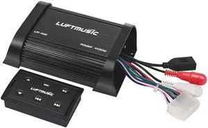Bluetooth Amplifier Marine Amp Full Range, Class A/B, Wireless Remote, Aux-in, USB-in for Bikes, Motorcycle, Golf Cart, ATV, RZR, Tractor, Hot Tub Bluetooth Amplifier Marine Amp Full Range, Class A/B, Wireless Remote, Aux-in, USB-in for Bikes, Motorcycle, Golf Cart, ATV, RZR, Tractor, Hot Tub