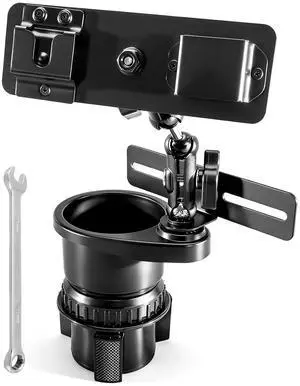 MQHXUY Universal Cup Holder Expander Mount for Satellite Radio CB Mic and Walkie Talkie, 3-in-1 Car Organizer Hanger, 2.6-3.5In Adjustable, No-Drill Installation MQHXUY Universal Cup Holder Expander Mount for Satellite Radio CB Mic and Walkie Talkie, 3-in-1 Car Organizer Hanger, 2.6-3.5In Adjustable, No-Drill Installation
