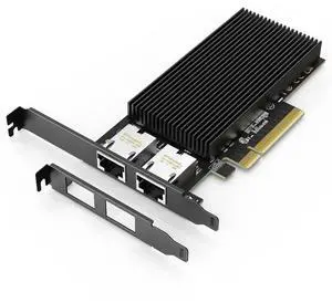 10G Dual RJ45 Port PCI-E Network Card, with X540 Controller, Gigaplus X540-T2 10Gb Ethernet Adapter with 2 * 10Gbe NIC, Support Windows/Linux/ESX Servers 10G Dual RJ45 Port PCI-E Network Card, with X540 Controller, Gigaplus X540-T2 10Gb Ethernet Adapter with 2 * 10Gbe NIC, Support Windows/Linux/ESX Servers