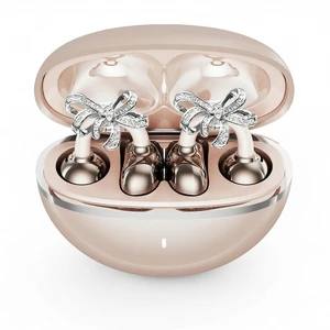 VBESTLIFE Wireless Earbuds, Clamp On Open Ear Headphones with Detachable Rhinestone Bowknot, 4H Playtime, Bluetooth 6.0, for Women Valentine's Day VBESTLIFE Wireless Earbuds, Clamp On Open Ear Headphones with Detachable Rhinestone Bowknot, 4H Playtime, Bluetooth 6.0, for Women Valentine's Day