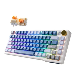 iRocks K103R RGB 75% Mechanical Keyboard w/Knob, Silent Bubble Switch iRocks K103R RGB 75% Mechanical Keyboard w/Knob, Silent Bubble Switch