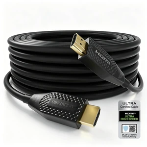 10k 8K Fiber Optic in-wall CL3 Rated HDMI Cable Long 30FT 48Gbps Certified High speed HDMI 2.1 Cord 8K@60Hz 4K@120Hz 10K@30Hz,HDCP 2.2/2.3 eARC HDR10 Dolby Compatible with PC TV Monitor Laptop PS4/PS5 10k 8K Fiber Optic in-wall CL3 Rated HDMI Cable Long 30FT 48Gbps Certified High speed HDMI 2.1 Cord 8K@60Hz 4K@120Hz 10K@30Hz,HDCP 2.2/2.3 eARC HDR10 Dolby Compatible with PC TV Monitor Laptop PS4/PS5