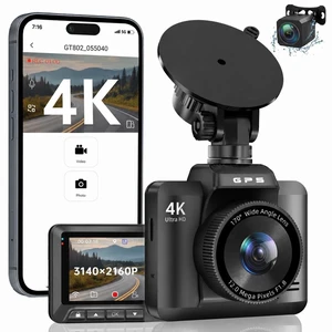 Dash Cam Front and Rear, Ecomoment 4K +1080P Dash Camera for Cars Dash Cam Front and Rear, Ecomoment 4K +1080P Dash Camera for Cars
