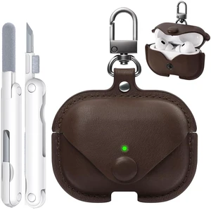 TNSNK for Airpods Pro 2 Case Leather, AirPods Pro Case with Keychain & Cleaner Kit for Apple Airpods Pro 2nd/1st Generation (2023/2022), Full Protective Leather Case Cove TNSNK for Airpods Pro 2 Case Leather, AirPods Pro Case with Keychain & Cleaner Kit for Apple Airpods Pro 2nd/1st Generation (2023/2022), Full Protective Leather Case Cove