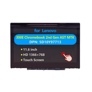 Replacement Laptop for Lenovo 300e Chromebook 2nd Gen AST Touch Screen Digitizer Assembly with Bezel 5D10N24832 5D10Y97713 LCD Display Module Replacement Laptop for Lenovo 300e Chromebook 2nd Gen AST Touch Screen Digitizer Assembly with Bezel 5D10N24832 5D10Y97713 LCD Display Module