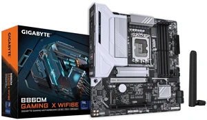 GIGABYTE B860M GAMING X WIFI6E Motherboard - Intel Core Ultra Series CPUs, 8+1+2+2 Phases VRM, Up to 6400MHz DDR5, 1xPCIe 5.0 + 1xPCIe 4.0 M.2, 2.5GbE LAN, WIFI 6E, USB 4 GIGABYTE B860M GAMING X WIFI6E Motherboard - Intel Core Ultra Series CPUs, 8+1+2+2 Phases VRM, Up to 6400MHz DDR5, 1xPCIe 5.0 + 1xPCIe 4.0 M.2, 2.5GbE LAN, WIFI 6E, USB 4