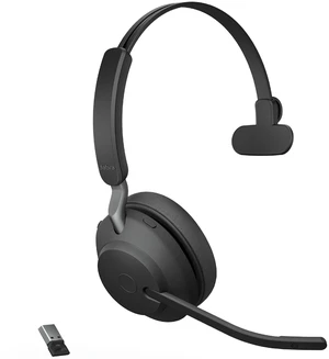 Jabra Evolve2 65 MS Wireless Headset with Link380a, Mono, Black Wireless Bluetooth Headset for Calls and Music, 37 Hours of Battery Life, Passive Noise Cancelling Headphones Jabra Evolve2 65 MS Wireless Headset with Link380a, Mono, Black Wireless Bluetooth Headset for Calls and Music, 37 Hours of Battery Life, Passive Noise Cancelling Headphones