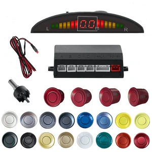 SANDETOUN Parking Sensor Kit Backup Sensor Kit Reverse Sensor for Car 6 Color Options for Probes Adjustable Alarm Volume Professional Sensore de Reversa para Carro Safe Driving Assistant Matte Black SANDETOUN Parking Sensor Kit Backup Sensor Kit Reverse Sensor for Car 6 Color Options for Probes Adjustable Alarm Volume Professional Sensore de Reversa para Carro Safe Driving Assistant Matte Black