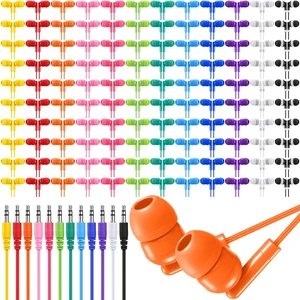 Konohan 300 Pack Bulk Earbuds for Classroom, 3.5mm Wired Headphones Konohan 300 Pack Bulk Earbuds for Classroom, 3.5mm Wired Headphones