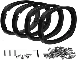 2Pair 6X9 Car Universal Plastic Speaker Spacer Ring with Screw & Wrench 2Pair 6X9 Car Universal Plastic Speaker Spacer Ring with Screw & Wrench