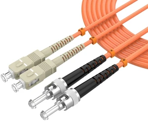lidkew SC/UPC to ST/UPC Fiber Patch Cable OM1 Multimode Duplex 62.5/125m 25M/82FT Fiber Optic Jumper Optical Patch Cord LSZH Orange Jacket lidkew SC/UPC to ST/UPC Fiber Patch Cable OM1 Multimode Duplex 62.5/125m 25M/82FT Fiber Optic Jumper Optical Patch Cord LSZH Orange Jacket